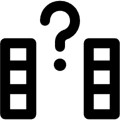 Compare Column Icon from Ultimate Bold Set