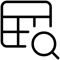 Compare Spreadsheet Search Icon from Ultimate Light Set