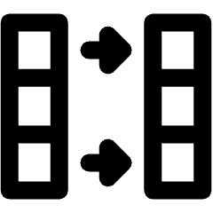 Duplicate Column Icon from Ultimate Bold Set