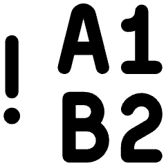 Edit Factor Levels Labels Icon from Ultimate Bold Set