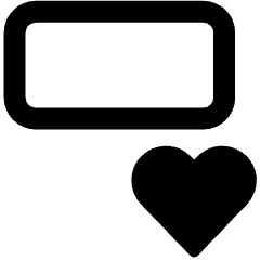 Favorite Cell Heart Icon from Ultimate Bold Set