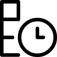 Fill Column With Time Sequence Icon from Ultimate Regular Set