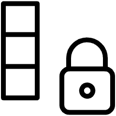 Freeze Column Icon from Ultimate Light Set