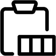 Insert Column From Clipboard Icon from Ultimate Regular Set