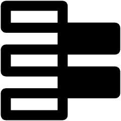 Merge Data To Table Icon from Ultimate Bold Set