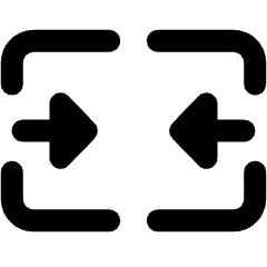 Merge Table Horizontal Icon from Ultimate Bold Set