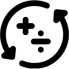 Recalculate 1 Icon from Ultimate Bold Set