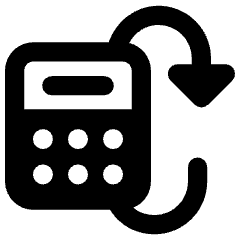 Recalculate 2 Icon from Ultimate Bold Set