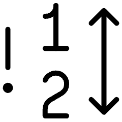 Reorder Factor Level Icon from Ultimate Light Set