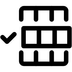 Row Selected Check Icon from Ultimate Regular Set