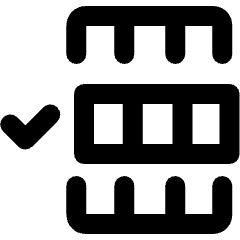 Row Selected Check Icon from Ultimate Bold Set