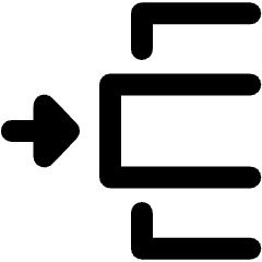 Row Selected Point Icon from Ultimate Bold Set