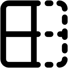 Table Column Selected Icon from Ultimate Bold Set