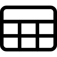Table Tools Icon from Ultimate Regular Set