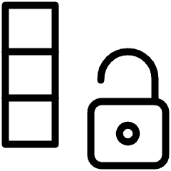 Unfreeze Column Icon from Ultimate Light Set