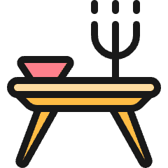 Table Candelabra Icon from Ultimate Colors Set