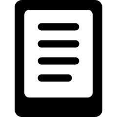 Kindle 1 Icon from Ultimate Bold Set