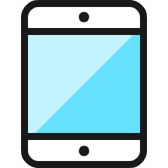 Tablet 1 Icon from Ultimate Colors Set