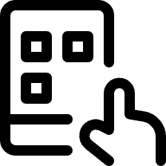 Tablet Touch 1 Icon from Ultimate Regular Set