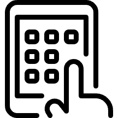 Tablet Touch 1 Icon from Ultimate Light Set