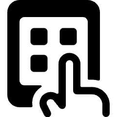 Tablet Touch 1 Icon from Ultimate Bold Set