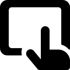 Tablet Touch Icon from Ultimate Bold Set