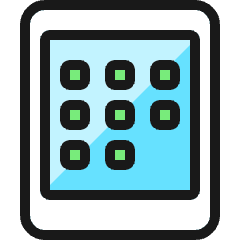 Tablet Icon from Ultimate Colors Set