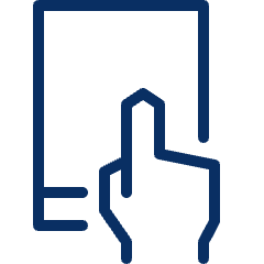 Hand Tablet 1 Icon from Cyber Line Set