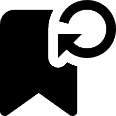 Bookmark Refresh Icon from Nova Solid Set