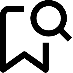 Bookmark Search Icon from Nova Line Set
