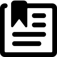 Bookmarks Document Alternate Icon from Ultimate Bold Set