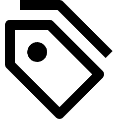 Tag Double 1 Icon from Nova Line Set