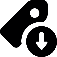 Tags Download Icon from Ultimate Bold Set