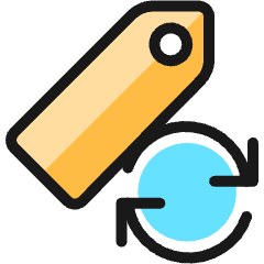 Tags Refresh Icon from Ultimate Colors Set