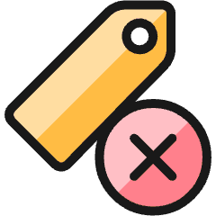 Tags Remove Icon from Ultimate Colors Set