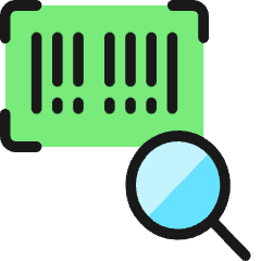 Barcode Search Icon from Ultimate Colors Set