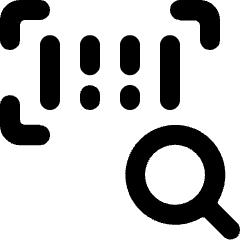 Barcode Search Icon from Ultimate Bold Set