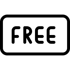 Tag Free Icon from Ultimate Light Set