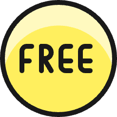 Tag Free Circle Icon from Ultimate Colors Set