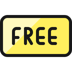 Tag Free Icon from Ultimate Colors Set