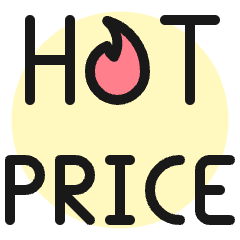 Tag Hot Price Icon from Ultimate Colors Set