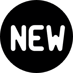 Tag New Circle Icon from Ultimate Bold Set