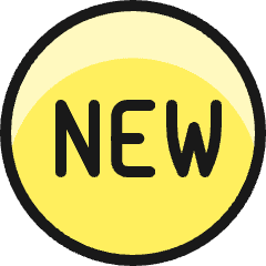 Tag New Circle Icon from Ultimate Colors Set