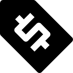 Price Tag Icon from Nova Solid Set