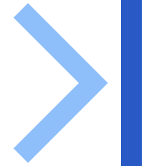 Arrow Chevron Last Page Icon from Sharp Flat Set