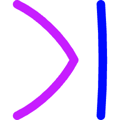 Arrow Chevron Last Page Icon from Flex Neon Set