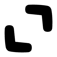 Arrows Chevrons Expand Content Icon from Plump Solid Set