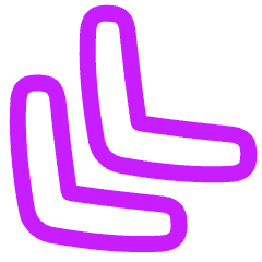 Arrows Chevrons More Down Icon from Plump Neon Set