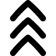 Arrows Chevrons Stat Icon from Flex Solid Set