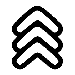 Arrows Chevrons Stat Icon from Plump Line Set